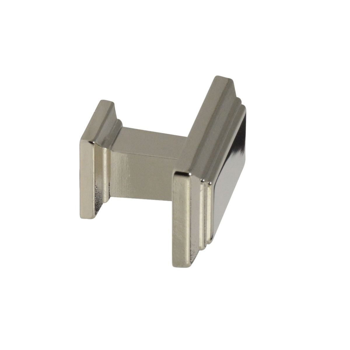 CKP #2833 Windsor Collection Rectangular 1-3/8 in. (35mm) Cabinet Knob, Polished Nickel - 10 Pack