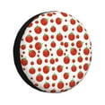 thumbnail image 1 of Balery Hand Drawn Tomatoes Cubiertas para Neumáticos - Protector Resistente para Neumáticos de Camioneta, SUV, Remolque, Camper y RV-15 inch, 1 of 6