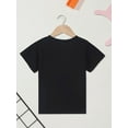 thumbnail image 2 of Kids Cotton T-Shirt, First Day Of School Top Black Short Sleeve Tee For Grade 1, Print Summer Outdoor Sports Shirts, Back To School First Grade Graphic Tee, 2 of 5