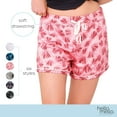 thumbnail image 2 of Hello Mello Signature Soft Pajama Lounge Shorts Bottoms, Under The Palms Large/X-Large (Women's), 2 of 7