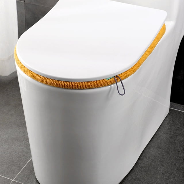 UPGRATOR 3Ud Tapetes Para Asiento De Inodoro O-Shaped Para Hogar En Marrón Claro