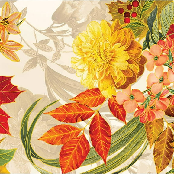 Benartex Thanksgiving Harvest Garden Cream