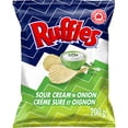 thumbnail image 1 of Ruffles Sour Cream & Onion floavured Potato Chips, 1 of 10