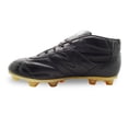 thumbnail image 3 of Manriquez Botines de fútbol piel tachones suela hule fútbol tierra firme negro, 3 of 5