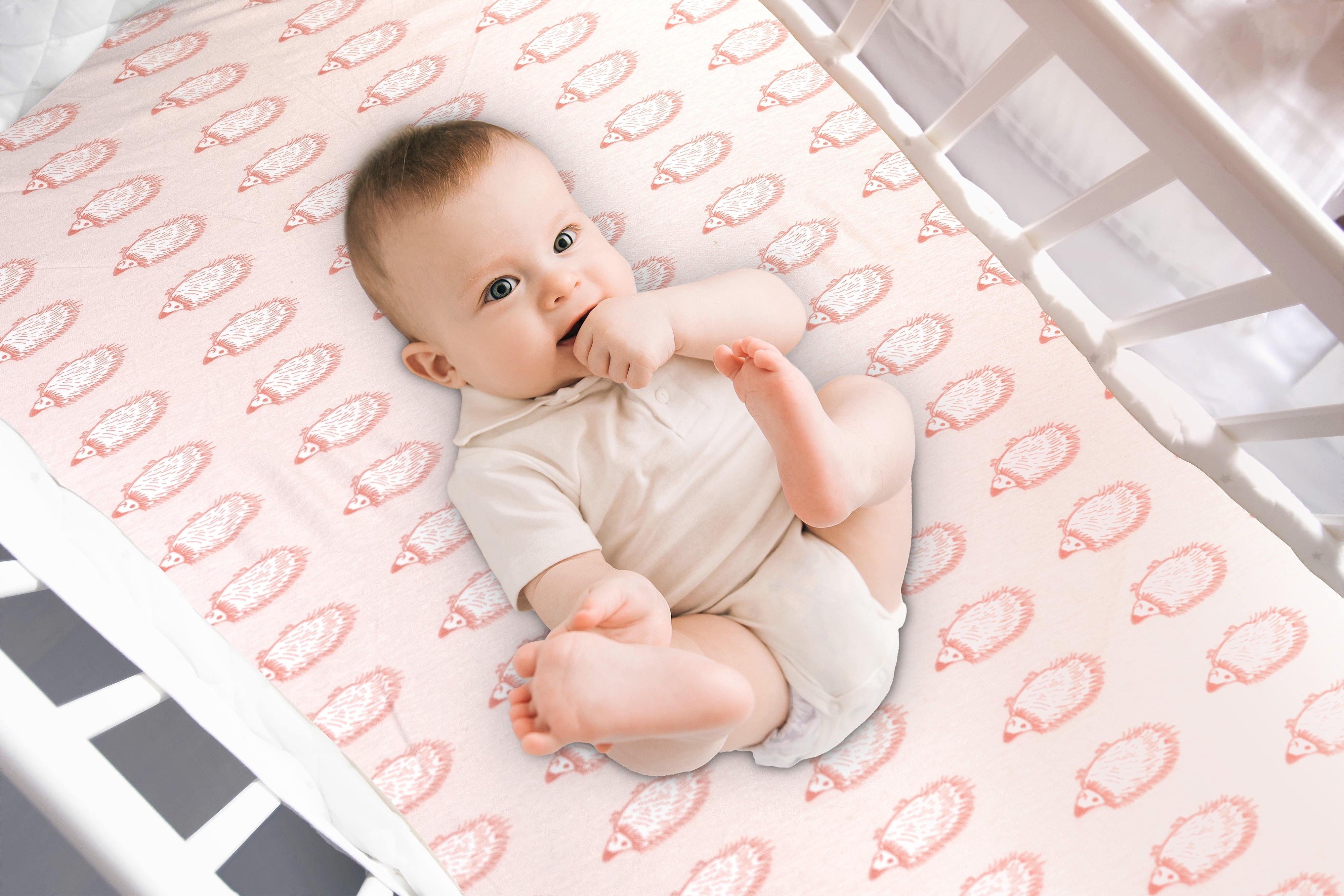 3-Pack Mini Crib Sheets – 100% Cotton, Soft & Breathable Fitted Sheets for Pack and Play & Mini Cribs (38” x 24” x 5”)
