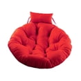 thumbnail image 4 of Cojín para silla colgante, cojín redondo suave para suelo, cojín para asiento, silla tipo huevo Rojo, 4 of 9