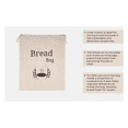 thumbnail image 4 of Organic Linen Bread Bag Reusable Bread Bags Food Storage Bag Bread Storage Bags Eco Bread Bag, 4 of 5