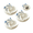 CC3-3PCS, variant on Santorini Catchall Tray – Decorative Trinket Dish for Entryway and Vanity – Greek Island Organizer for Jewelry and Loose Change (1PC)