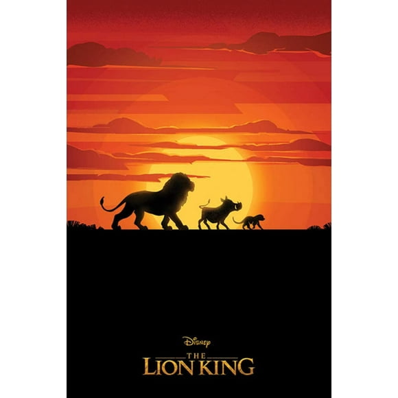 PHFZJYOU Le Roi Lion Film Longue Vie au Roi Affiche Maxi Peinture Sans Cadre Toile Affiches Murales Art Image Impression Moderne Maison Famille Chambre Bureau Déco 12x18 Pouces