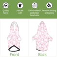 thumbnail image 4 of Yiaed Cute Rabbit Print Dog Hoodie Security Pet Dog Costume Pets Dog Hoodie Sweatshirt with Pocket for Small Dogs-Medium, 4 of 5