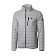 thumbnail image 2 of Men's Cutter & Buck Gray Carolina Panthers Big & Tall Rainier PrimaLoft Eco Insulated Full-Zip Puffer Jacket, 2 of 3