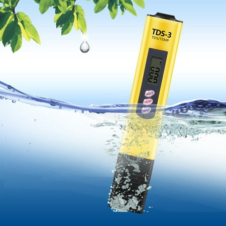 WALFRONT Water Quality Tester TDS Meter 0-9990ppm Digital LCD High Accuracy Pen Water Tester Meter for Household Drinking Water,Aquarium,Swimming Pools, (Best Tds Meter For Drinking Water)