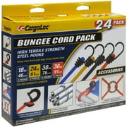 CargoLoc Bungee Cord Assortment, 24 Pack