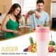 thumbnail image 5 of Licuadora portátil Exprimidor inalámbrico USB Pequeño Limón Naranja Fruta Taza (Rosa) Sywqhk Libre de BPA, 5 of 7
