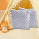 thumbnail image 4 of Funda de almohada de flor de lana de cordero sintética, funda de cojín beige para sofá, 45x45cm/17,72 pulgadas, poliéster suave, protector de almohada decorativo para el día de San Valentín, 1, 4 of 5