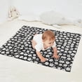 thumbnail image 2 of Black Daisy Flower Pattern Blanket,Comfortable Soft Lamb Wool Throw Blanket,All Season,Warm Lightweight Blankets for Sofa Bed Couch Living Room Chair,30"x40", 2 of 4