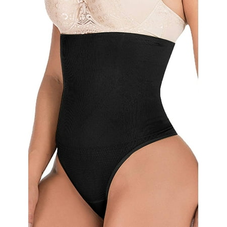 

SHAPERIN Tummy Control Thong High Waist Control Knickers Shaping Thong Control Pants Slimming Shapewear for Women
