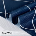 thumbnail image 5 of KSEERBABALL Navy Blue Ombre Polyester Shower Curtain, 72" x 84", 5 of 5