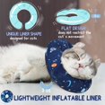 Supet Inflatable Cat Cone Collar Soft to Stop Licking, Adjustable Cat