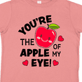 thumbnail image 4 of Inktastic Youre the Apple of My Eye Valentine Pun with Cute Apple Boys or Girls Toddler T-Shirt, 4 of 5