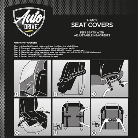 AUTO DRIVE MIRAGE SEAT COVER