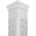 thumbnail image 4 of Ekena Millwork 12"W x 8'H Craftsman Classic Square Non-Tapered Art Deco Fretwork Column w/ Prairie Capital & Prairie Base, 4 of 8