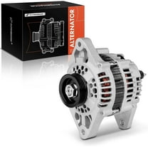 A-Premium Alternator Compatible with Nissan Sentra 1991-1994, NX 1991-1993, 1.6L, 12V 70A 4-Groove Pulley Clockwise, Replace# 231000E700, 231000E705