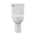 thumbnail image 3 of Carlton Marquette Rear-Outlet Two-Piece 1.6 GPF Left-Hand Flush Elongated Toilet in Glossy White, 3 of 5