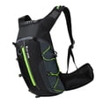 thumbnail image 4 of Deportiva de 2 Bolsillos Principal Raya Reflectante Colgador Gran Capacidad para Actividad Libre Negro DYNWAVEMX Mochila de ciclismo de bicicleta de montaña, 4 of 8