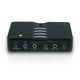 thumbnail image 2 of Adaptador de audio Vantec NBA-200U USB externo 7.1 canales negro, 2 of 5
