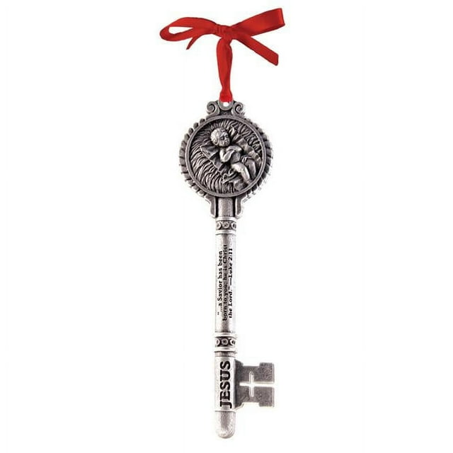LCP 12975 Key to Christmas Ribbon Hang Christmas Ornament