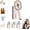 Pink, variant on 2026 Upgraded Electric Steam Brush for Hair, Press, Comb, and Mist Simultaneously, Strong, Less Breakage, no Hair Residue, for Both Long and Short Hairs, Reduce Frizz (Beige)