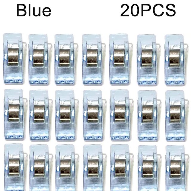 Clips de costura multiusos de plástico, pinzas de seguridad para tejer, herramientas de encuadernación