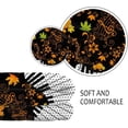 thumbnail image 5 of Fall Music Notes Printed Microfabric Throw Blanket for Couch - Thanksgiving Day Piano Keyboard Maple Leaf and Pumpkin Super Soft Cozy Blankets for Women Men Travel Blanket for Girls, 5 of 6