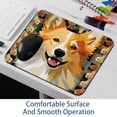 thumbnail image 6 of Dog Printed Square Desk Mat Gaming Mouse Pad with Non-Slip Rubber Bottom - 8.3x9.8 Inch Office and Gaming Mouse Pad, 6 of 6