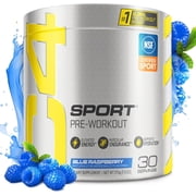C4 Sport Pre-Workout Powder, Blue Raspberry Flavor, 30 Servings