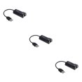 thumbnail image 3 of Unatoiry USB 2 .0 Ethernet Adapter Network Card USB 2 .0 to Lan Ethernet Adapter for Computer for Laptop Usb Ethernet black 3Set, 3 of 6