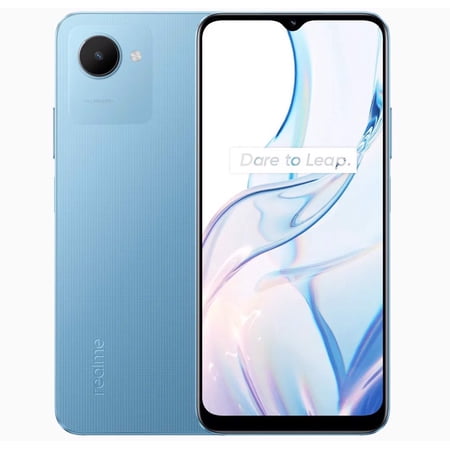 Realme C30s Dual-SIM 32GB ROM + 2GB RAM (Only GSM | No CDMA) Factory Unlocked 4G/LTE Smartphone (Stripe Blue) - International Version
