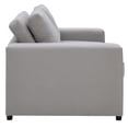 thumbnail image 2 of Luxurious Avendale Linen Blend Loveseat: Modern, Comfortable, and Made in USA, 2 of 3