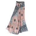 thumbnail image 5 of Yunhgft Women's Long Hippie Bohemian Skirt Gypsy Dress Boho Clothes Skirt White, 5 of 5