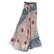 thumbnail image 5 of Falda larga hippie para danza del vientre, estilo maxi, para mujer, vestido de verano Blanco, 5 of 5
