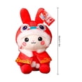 thumbnail image 2 of Rabbit Plush Toy For Kids Creative Mascot Doll For Home Decor New Year Gift, 2 of 13