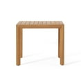 thumbnail image 6 of GDF Studio Ludwig Outdoor Acacia Wood 3 Piece Chat Set with Cushions, Teak and Cream, 6 of 13