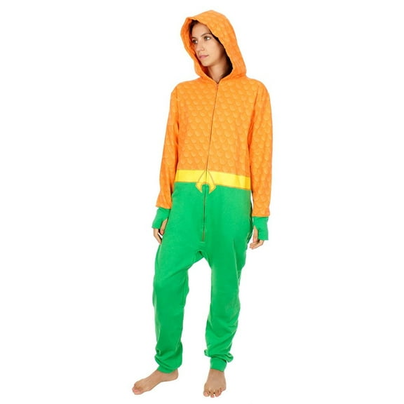 DC Comics Aquaman Hooded One Piece Pajama