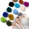thumbnail image 2 of Desmontable Nail Art Fluffy Balls 3D Nail Art Decoraciones Lindo yeacher Decoraciones de uñas, 2 of 7