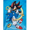 thumbnail image 3 of SEGA Sonic the Hedgehog Little Boys' Athletic Fleece Hooded Sweatshirt Shadow Blue, 3 of 7