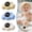 White, variant on CoreLiving Silicone Baby Bath Thermometer, Floating Cloud Water Temperature Gauge for Newborn Safety, Easy Read Bathtub and Pool Temp Sensor, 1 Unit Essential Set