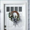 thumbnail image 3 of Happon 15 Inches Double Side Wreath Hanger Over The Door - Wreath Metal Hook for Christmas Wreath Front Door Hangers White, 3 of 6