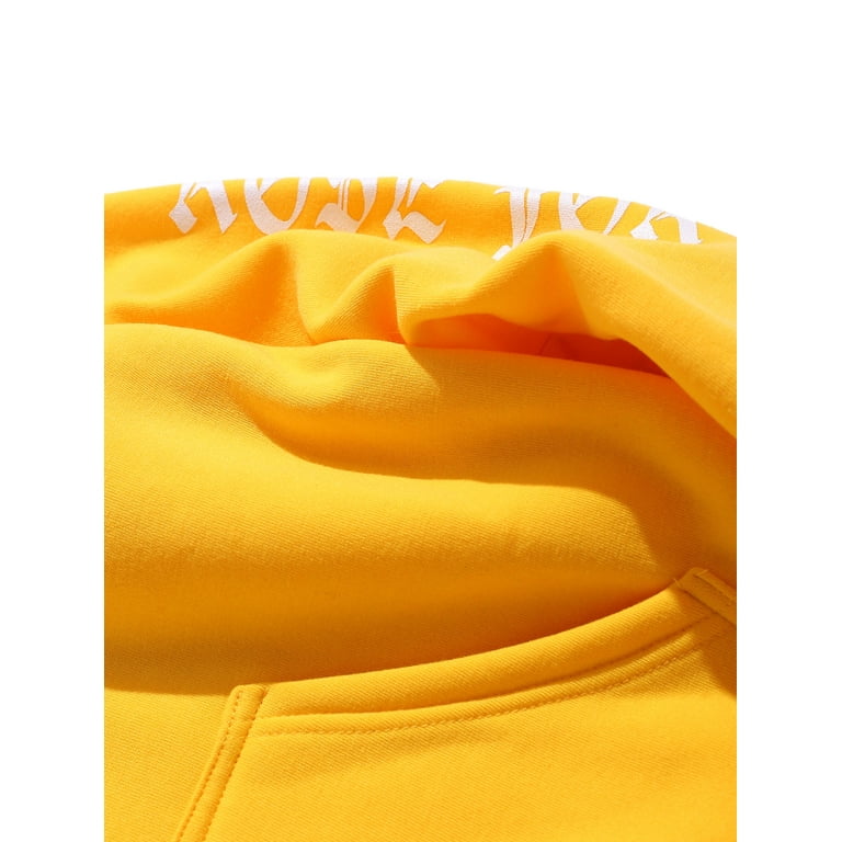 Men's Hoodie - Yellow - M