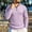 004 Purple, variant on Lpmadey Men's Quarter Zip Pullover Sweater Lightweight Mock Neck Sweatshirts Waffle Knit Long Sleeve Golf Shirts